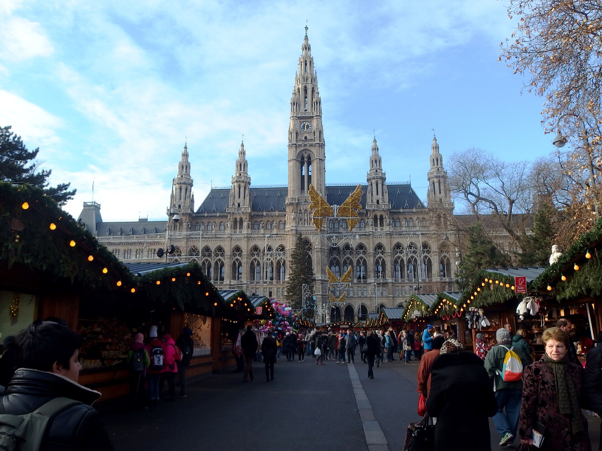 Wien, Christkindlmarkt am Rathausplatz 2018 (1)